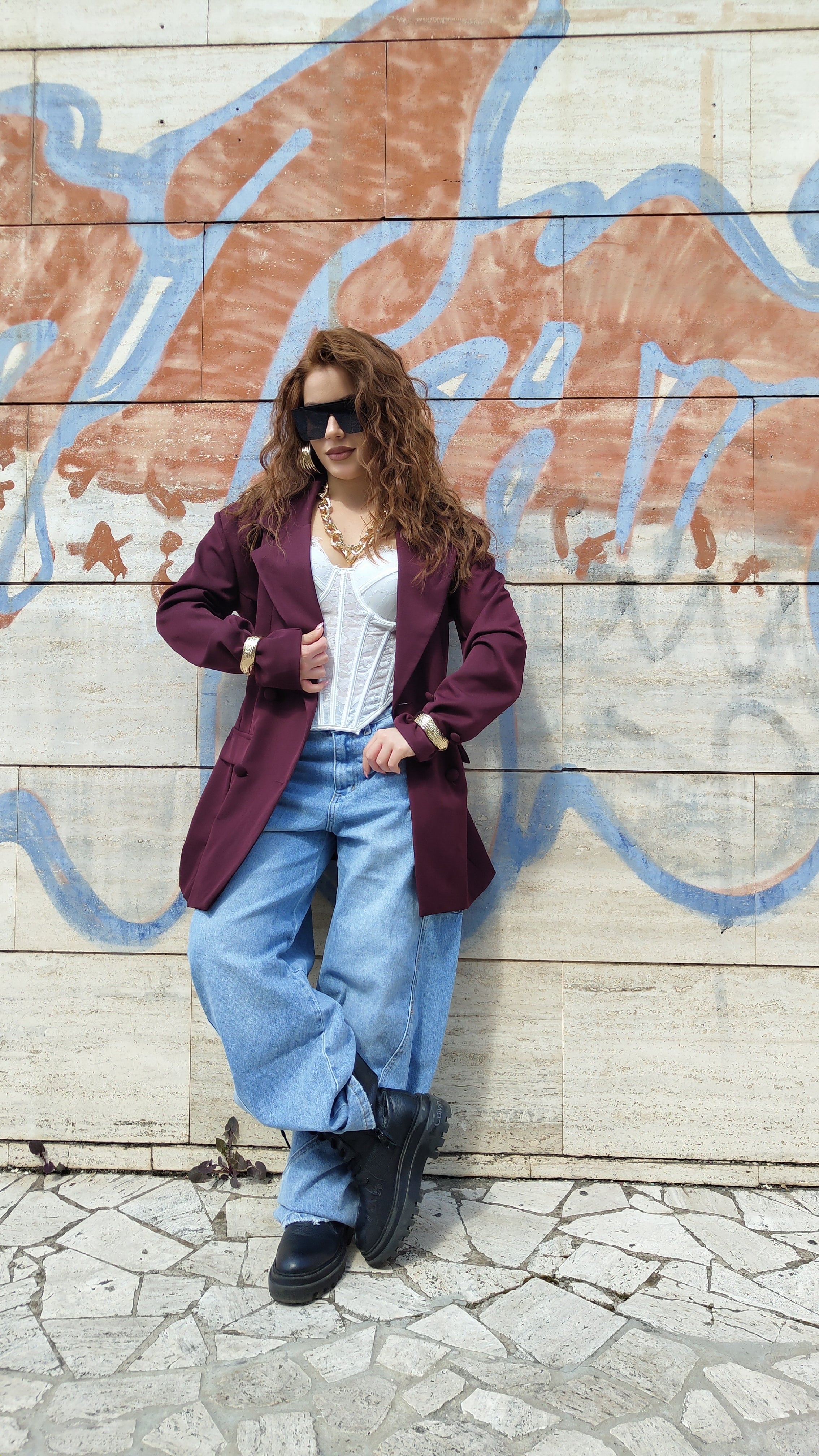 Giacca Dress Bordeaux
