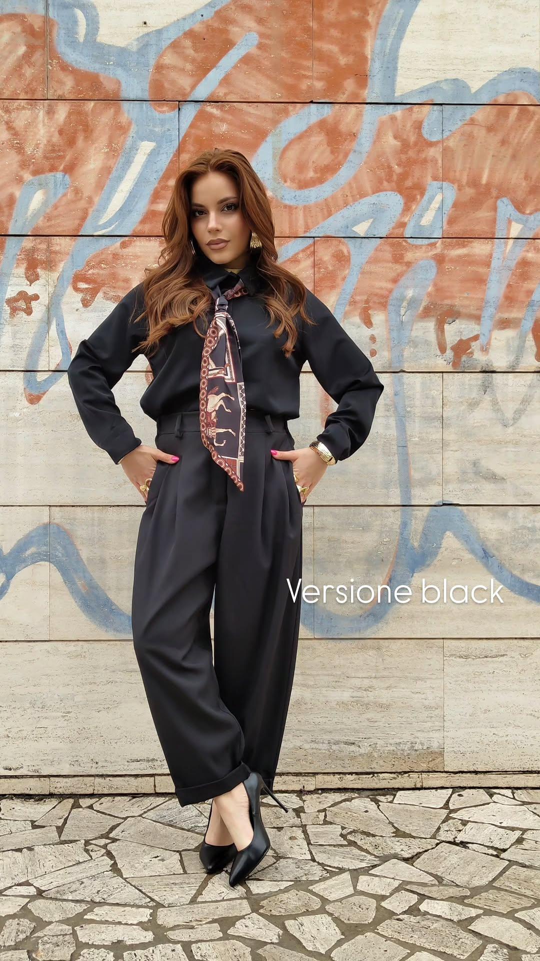 Pantalone Ballon Nero