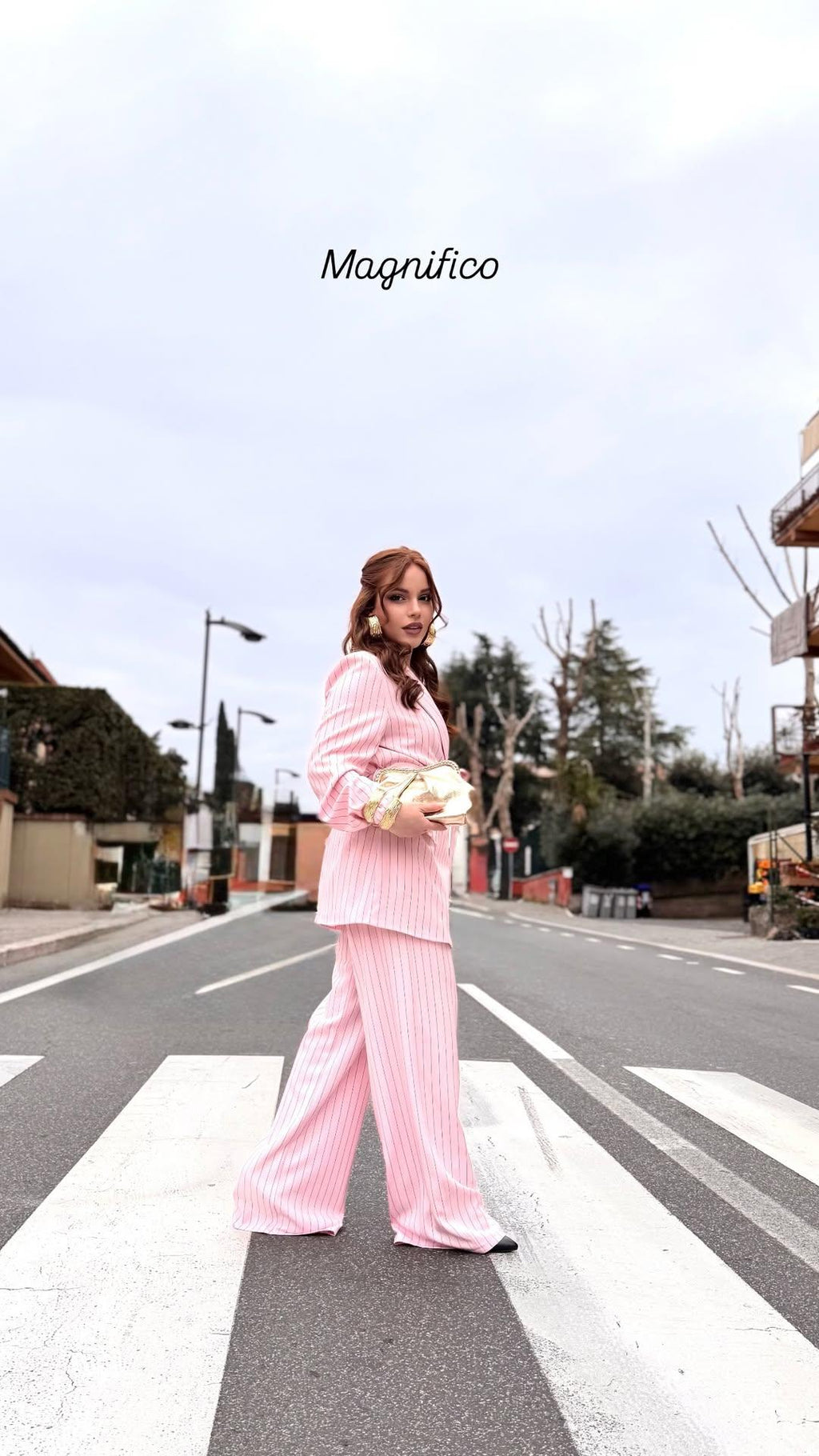 Tailleur Melania rosa