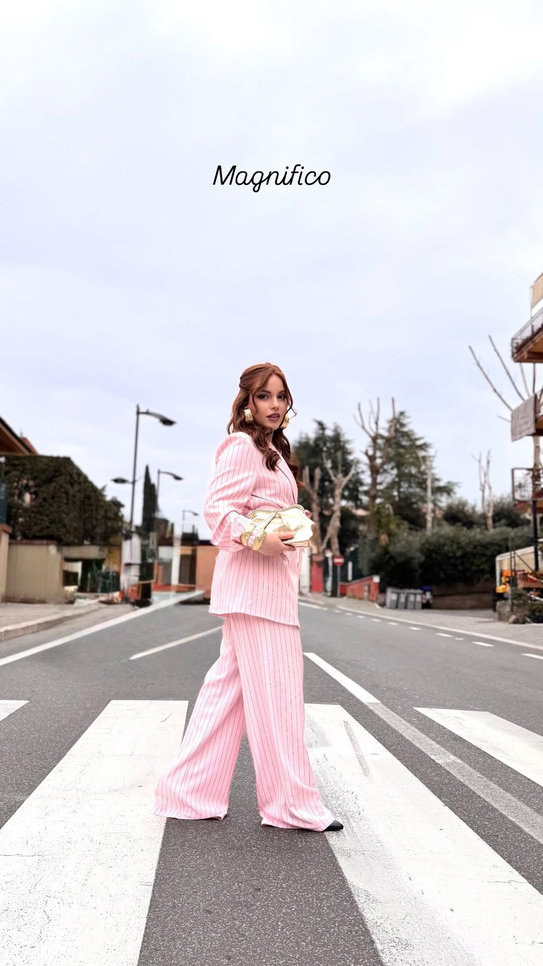 Tailleur Melania rosa