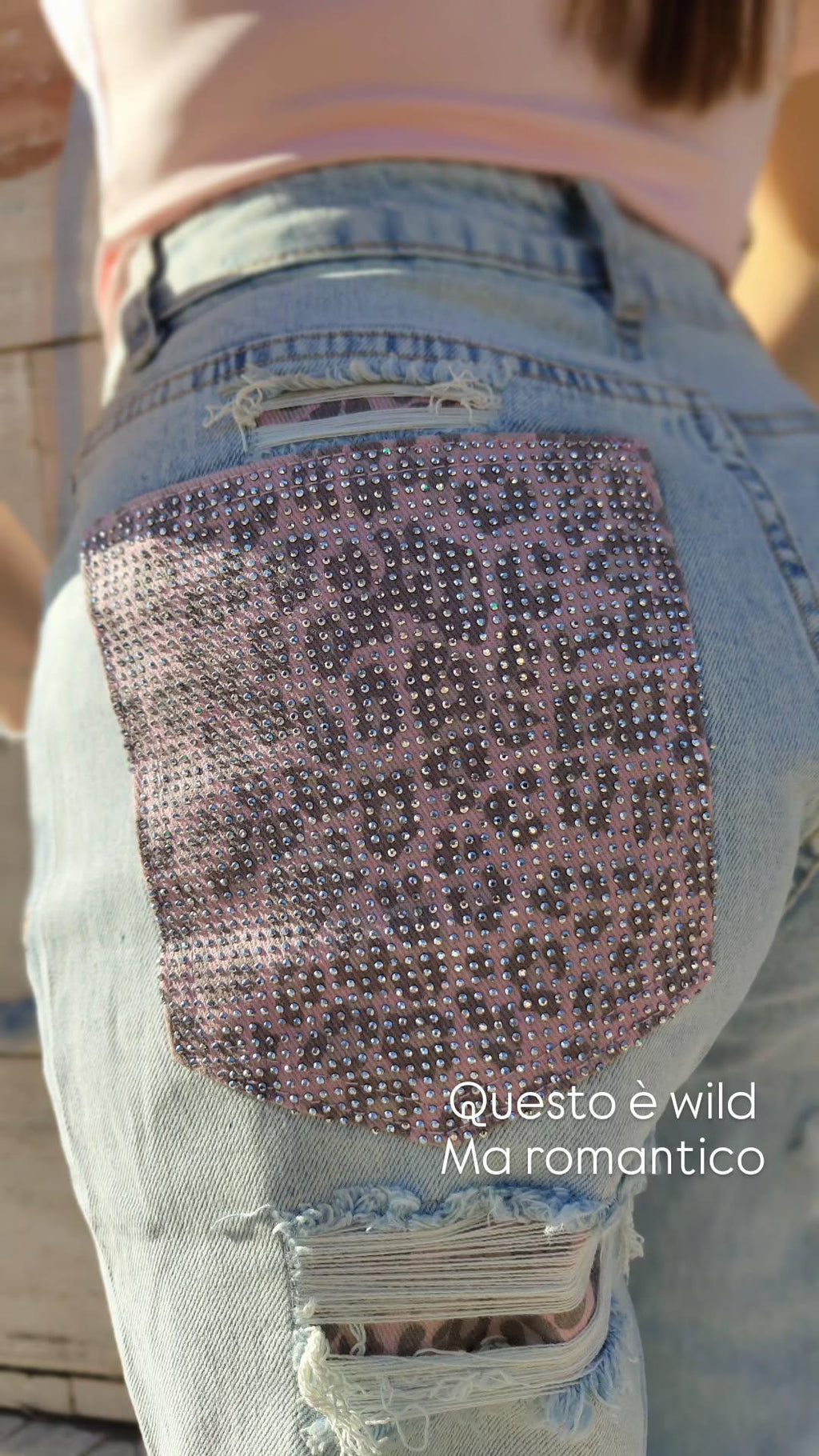 Jeans Pink Leo