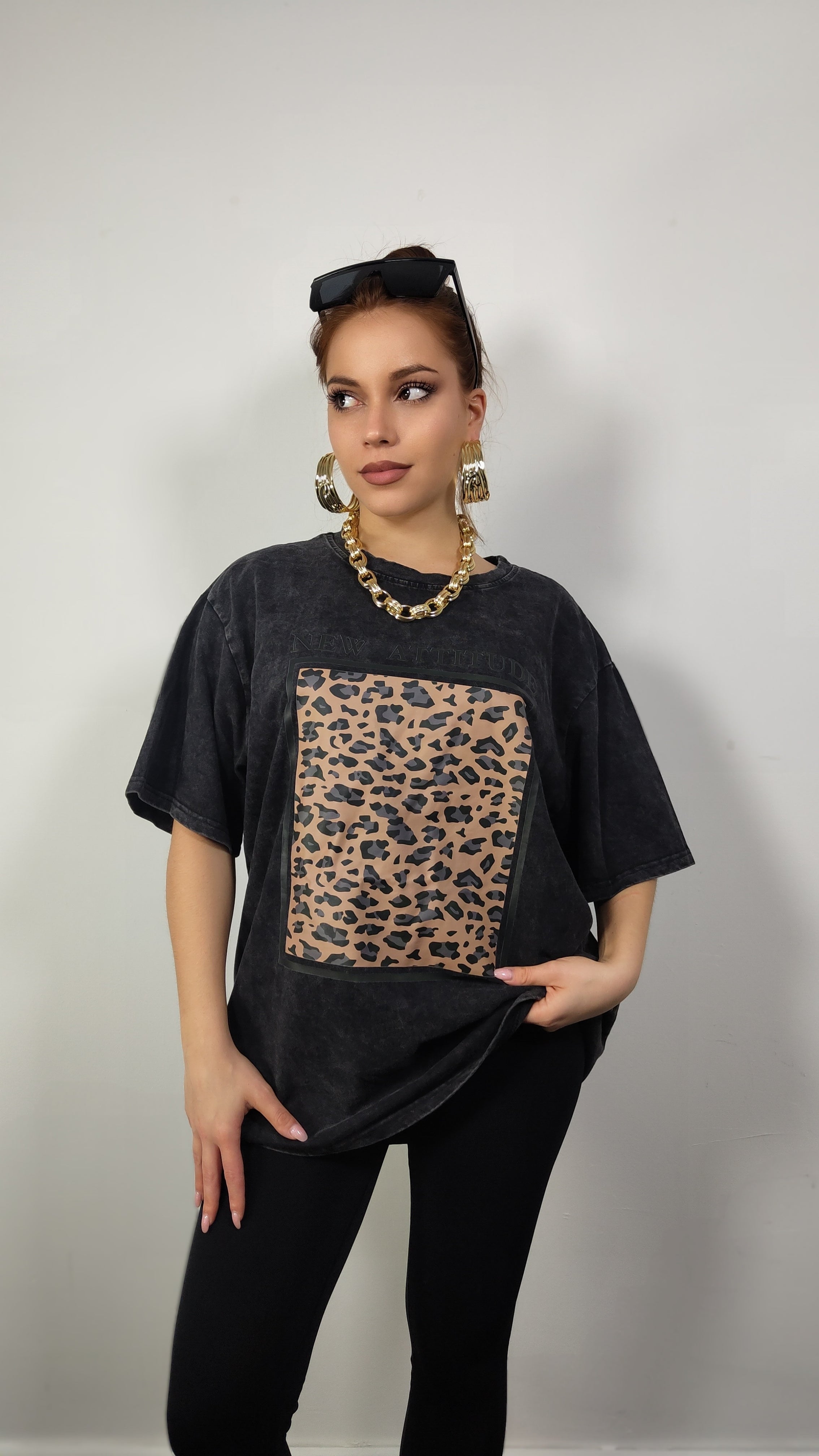 Maxi t-shirt tiger