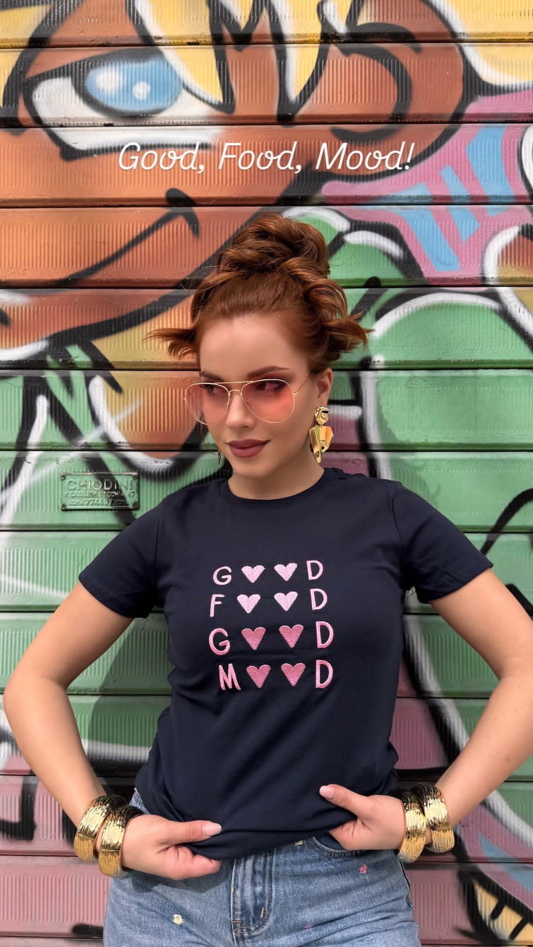 T-shirt Mood blu