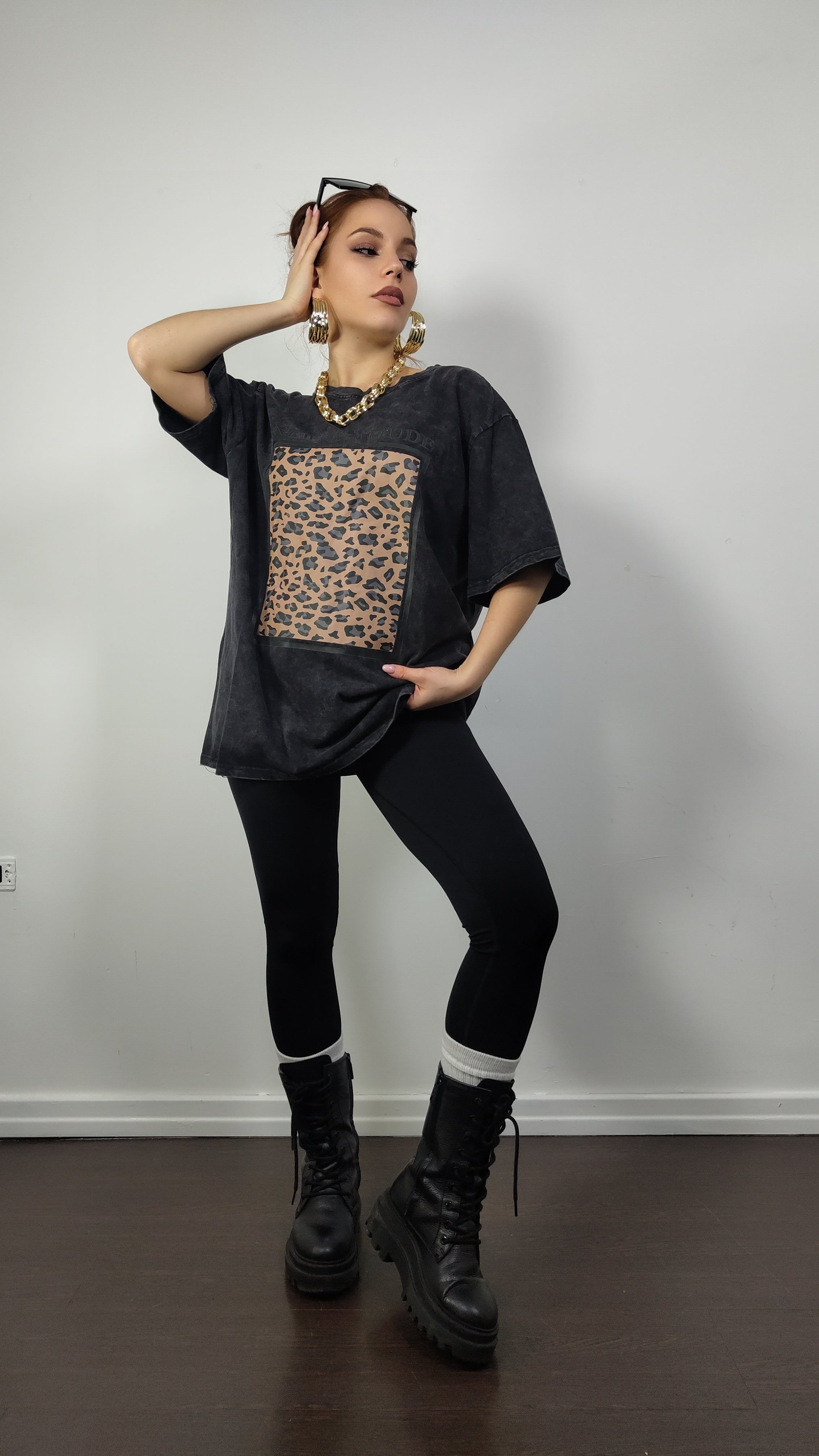 Maxi t-shirt tiger