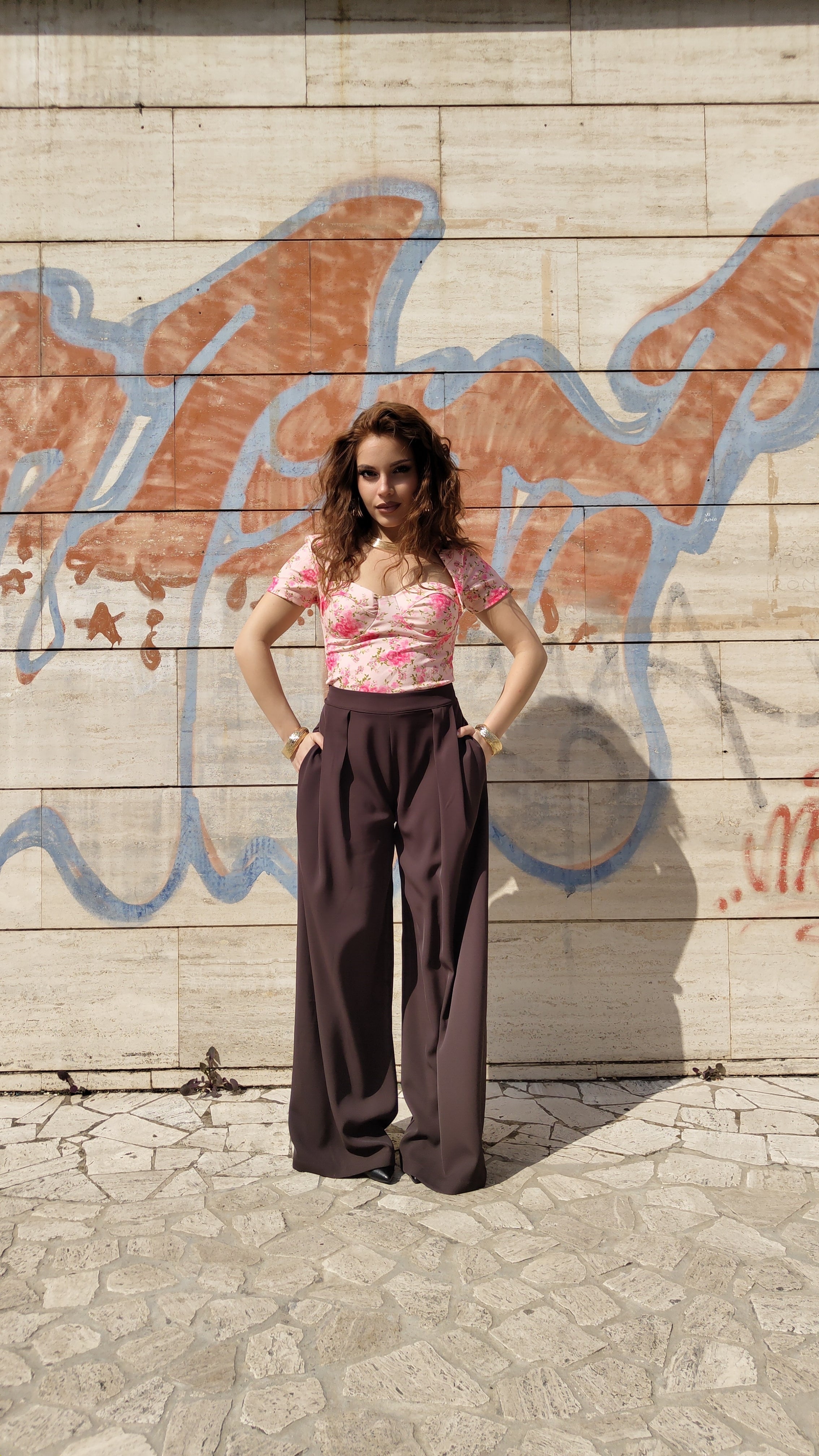 Pantalone Penelope Marrone