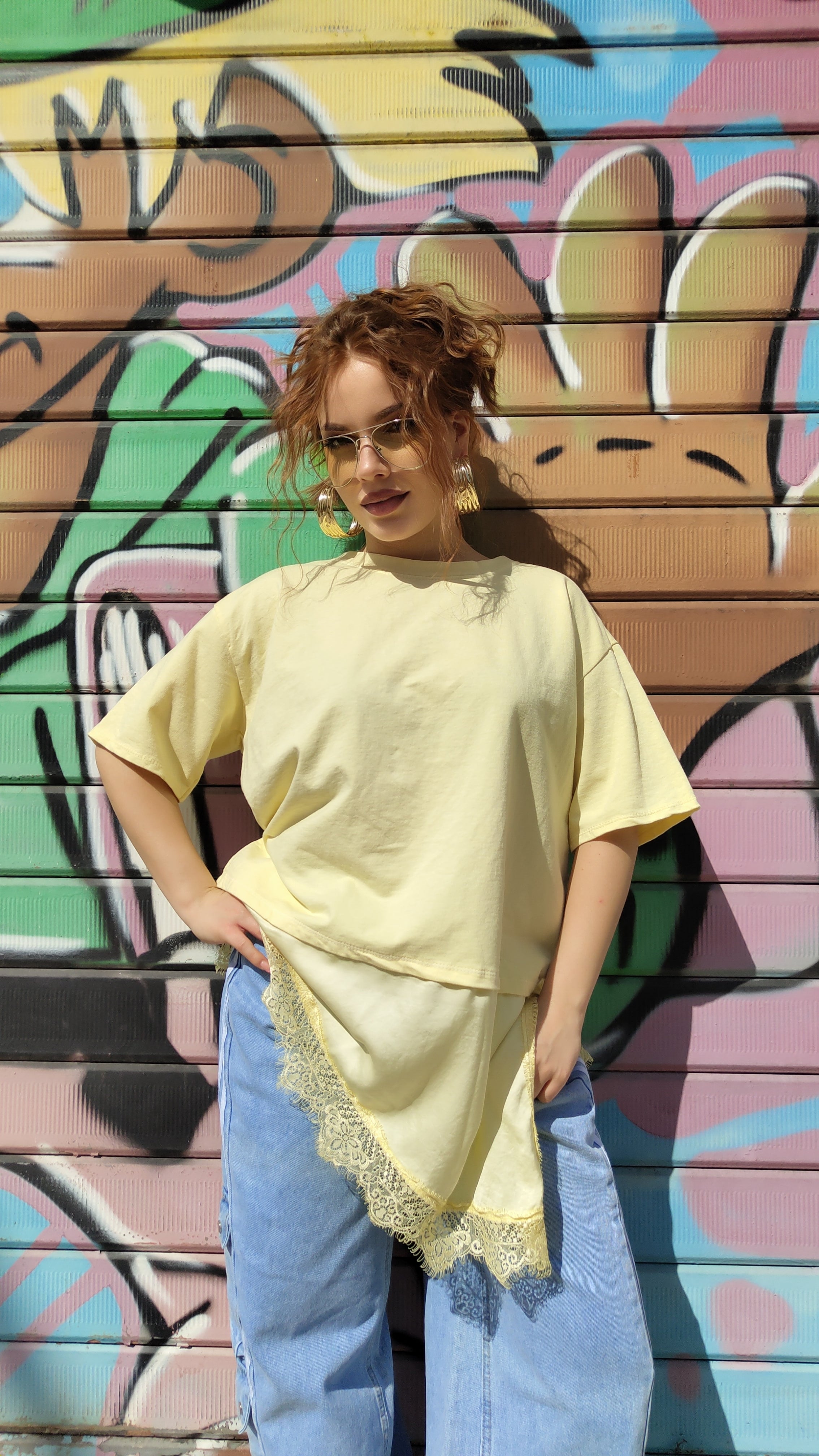 T-shirt Veronica Gialla