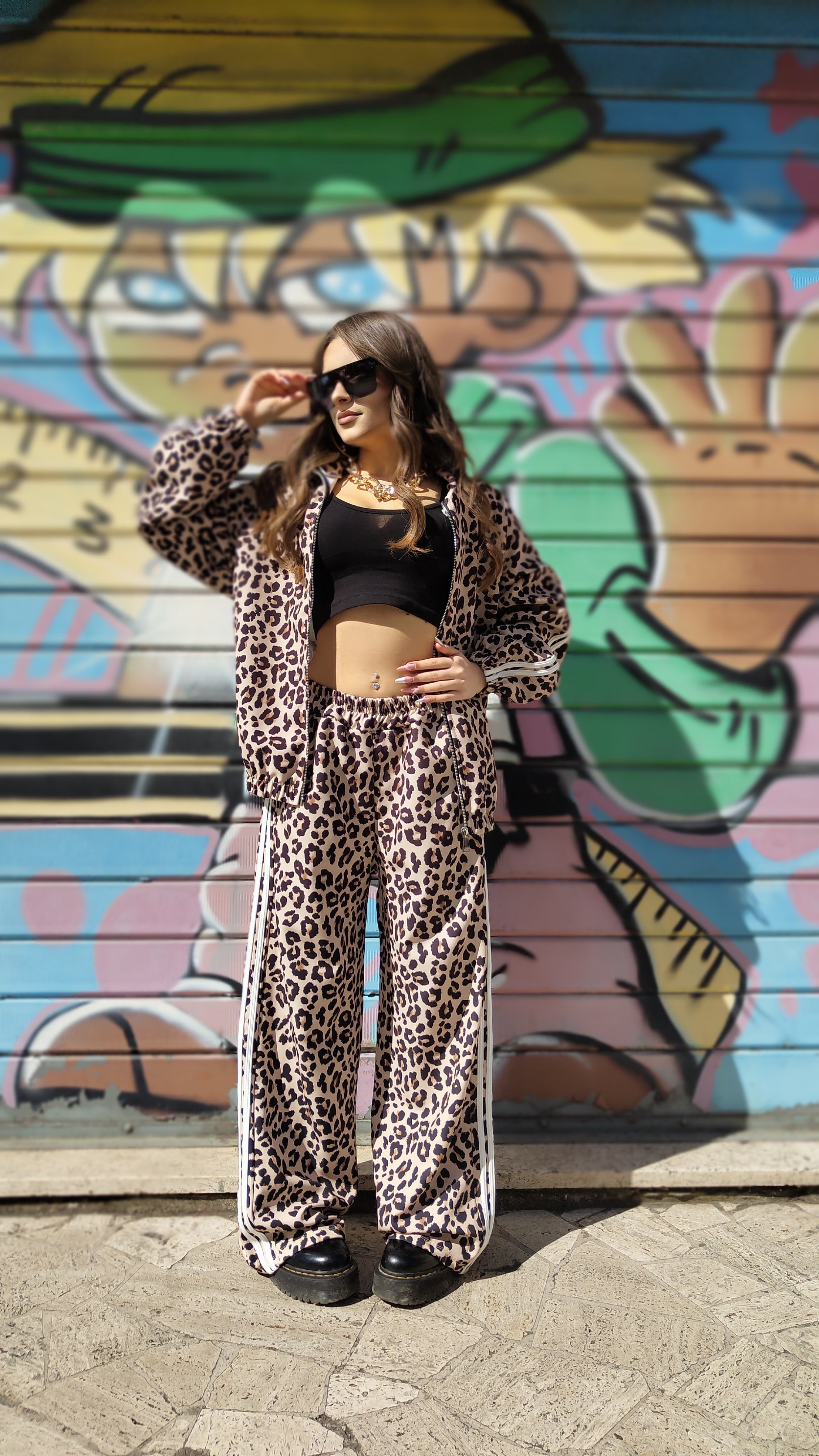 Coordinato Leopard Beige