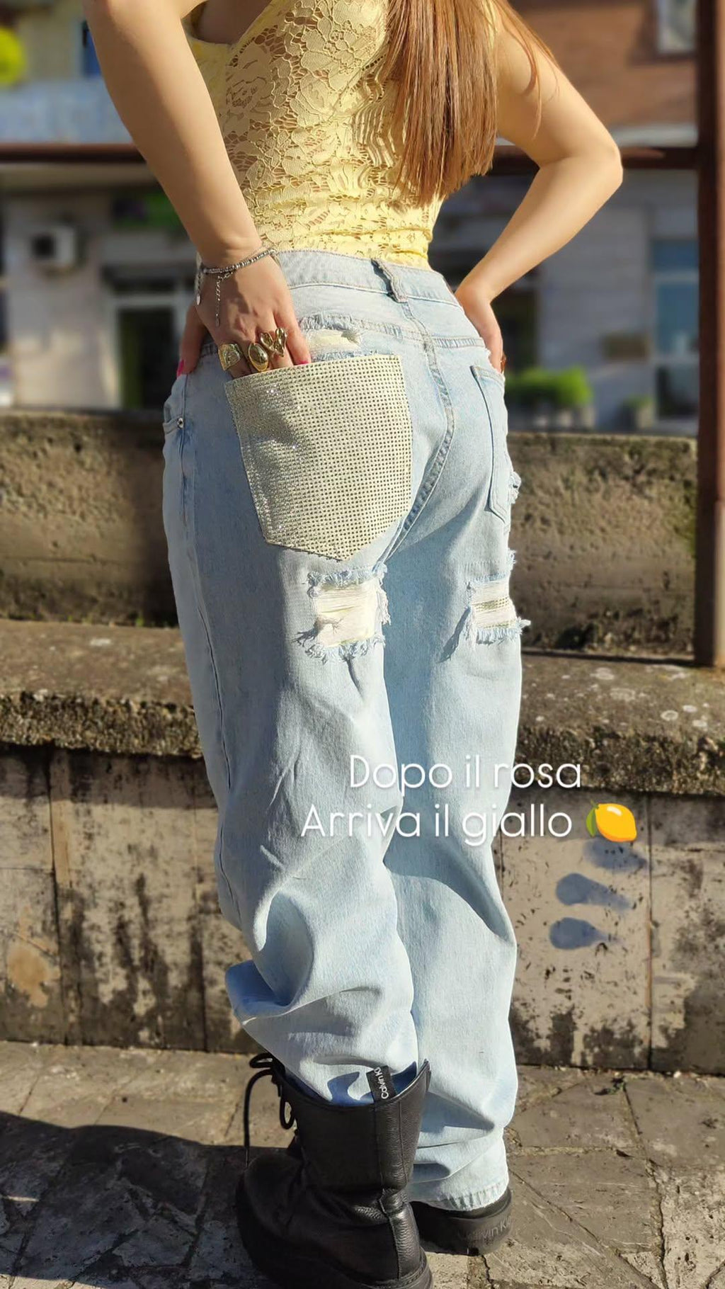 Jeans Yellow
